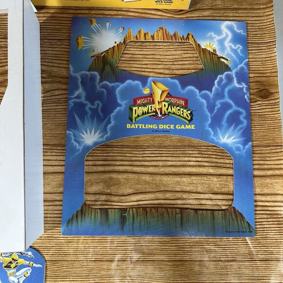 Vintage Power Rangers Battling Dice Game Rare Milton Bradley 1994‎ Complete - Picture 12 of 16